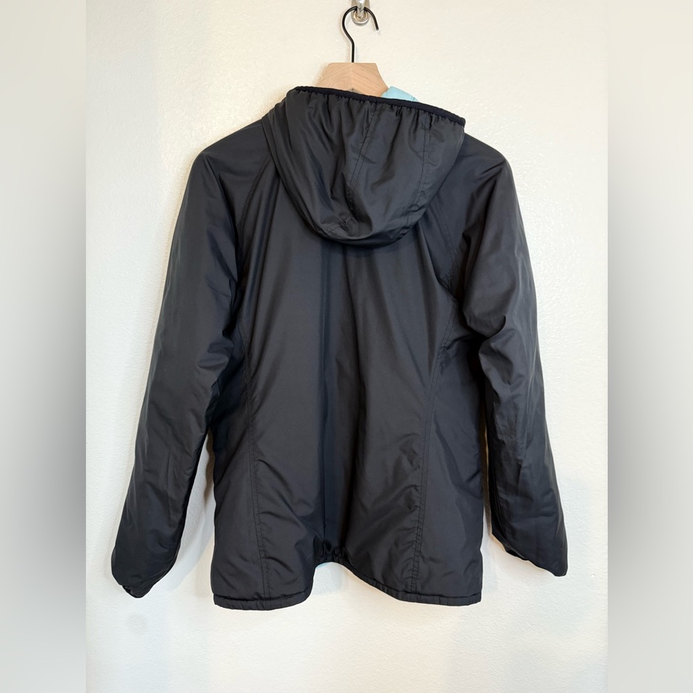 Patagonia Reversible Puffer Jacket Light Blue/Black Medium - Picture 4 of 8